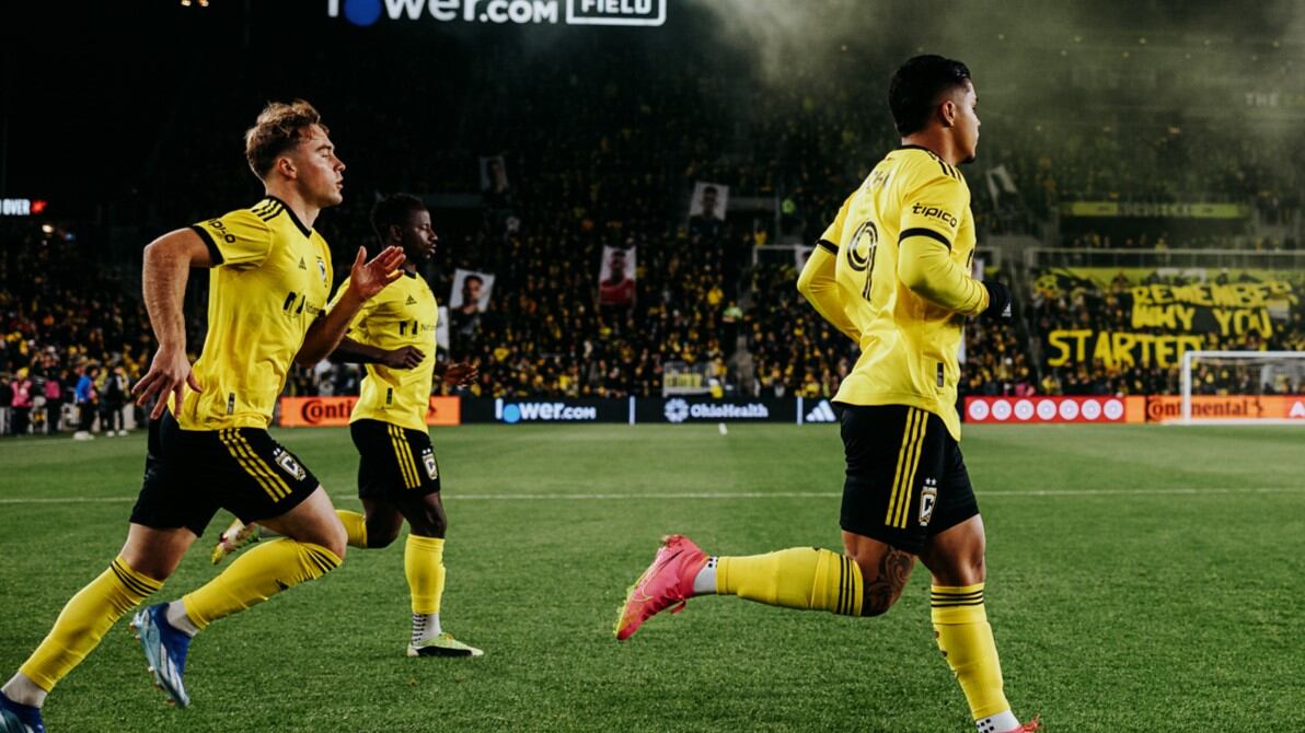 Cucho, jugador del Columbus Crew