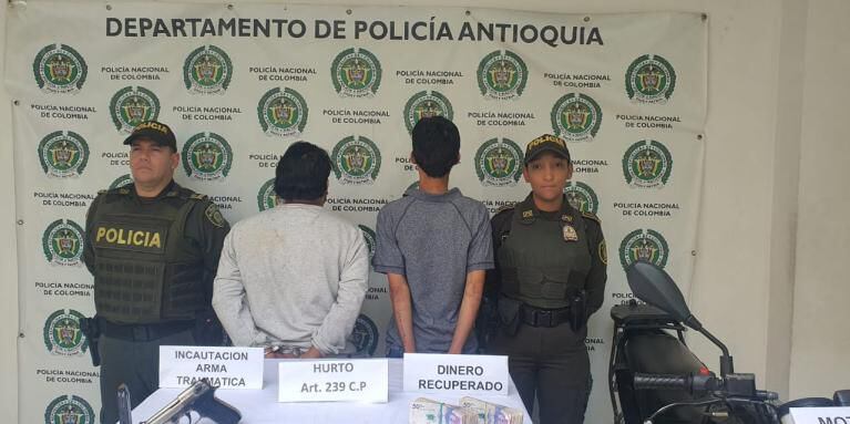 Detenidos por intento de hurto a un adulto mayor.