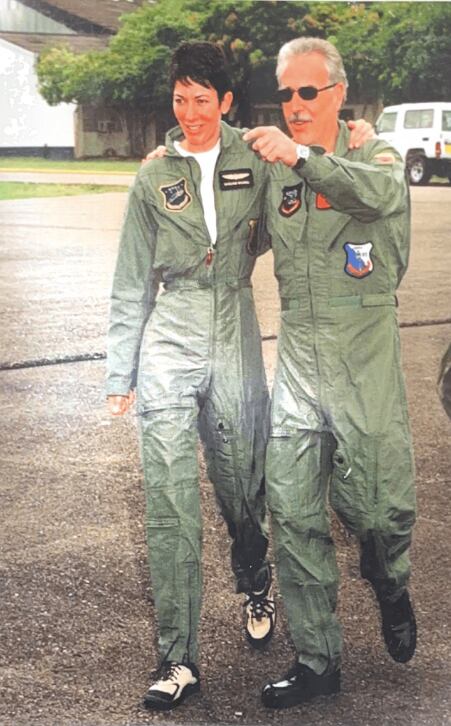 Ghislaine Maxwell y Andrés Pastrana.