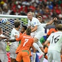 Erling Haaland, de Noruega, autor del gol que clasificó a su país a octavos del Mundial 2026