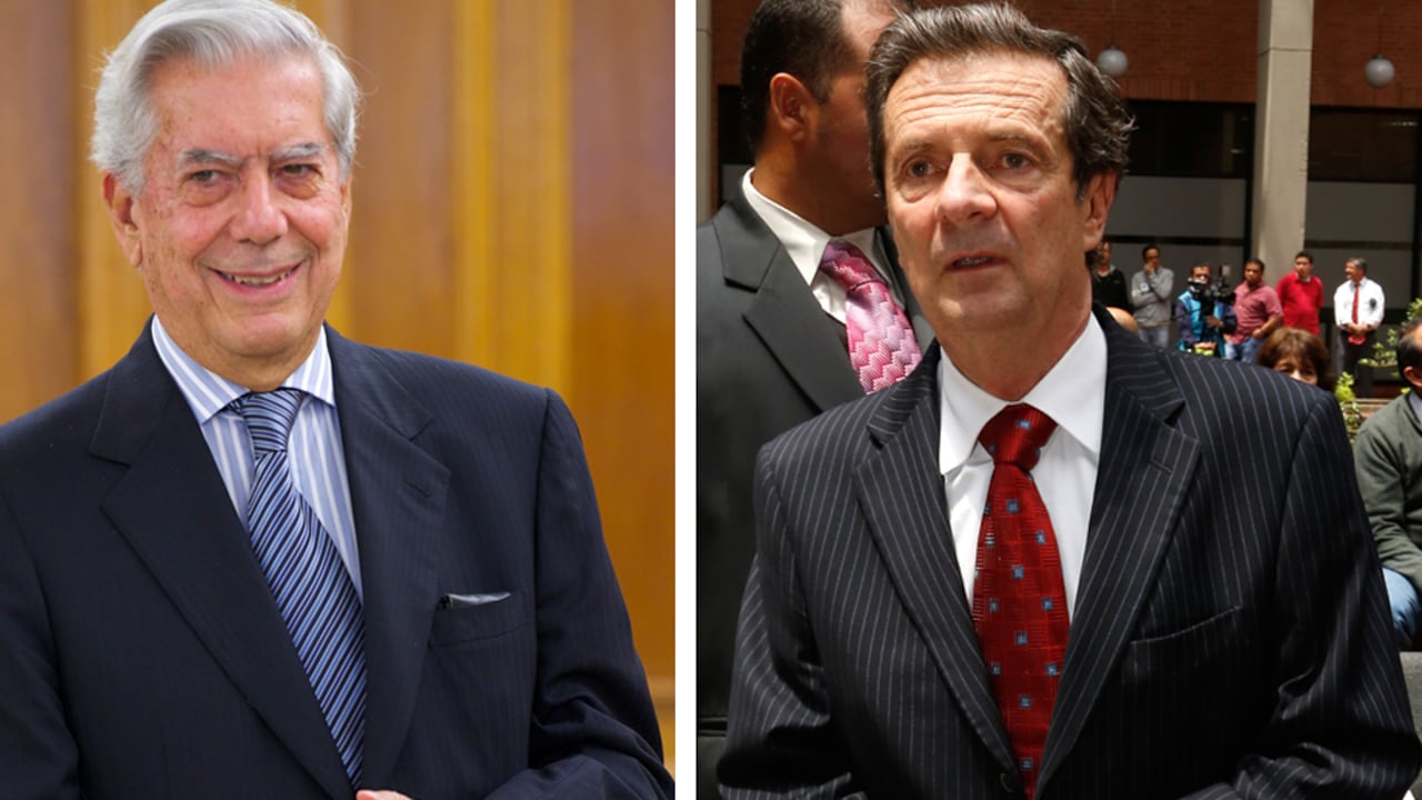 Mario Vargas Llosa y Fernando Londoño