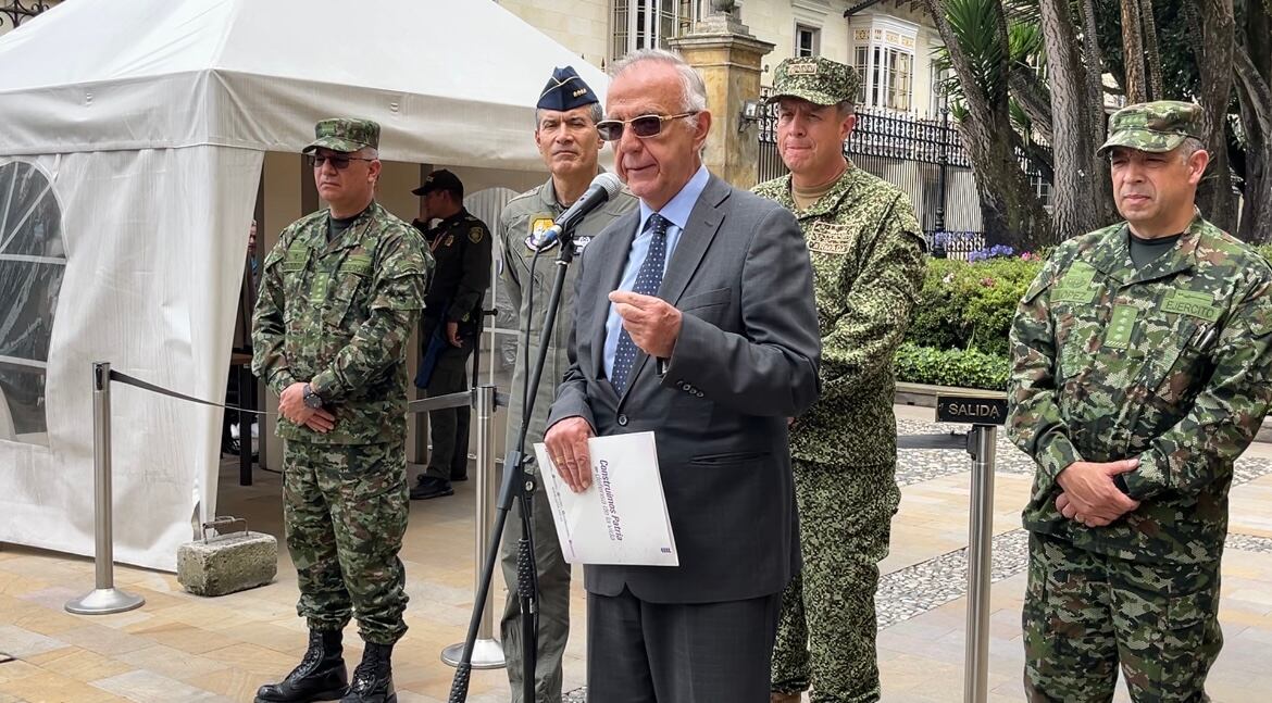 Iván Velásquez, saliente ministro de Defensa