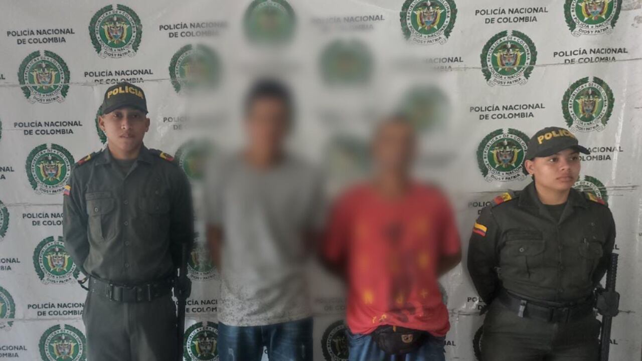 Capturas por robar, presuntamente, un taxi en el municipio de Rionegro, Antioquia.