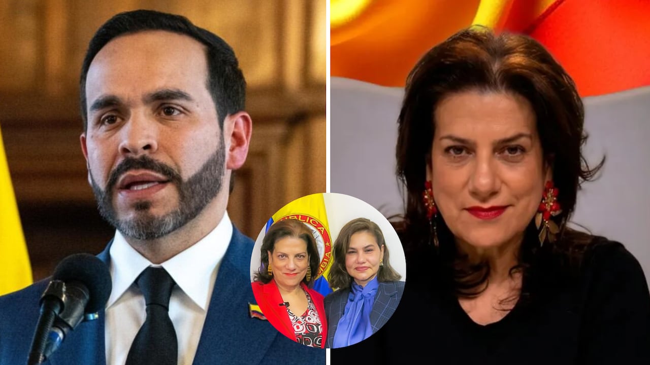 Abelardo De La Espriella, Magda Yolima Amaya (centro) y Alexandra Falla.