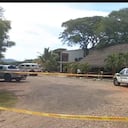 En este restaurante fueron asesinados los dos policías en La Zulia, Norte de Santander.