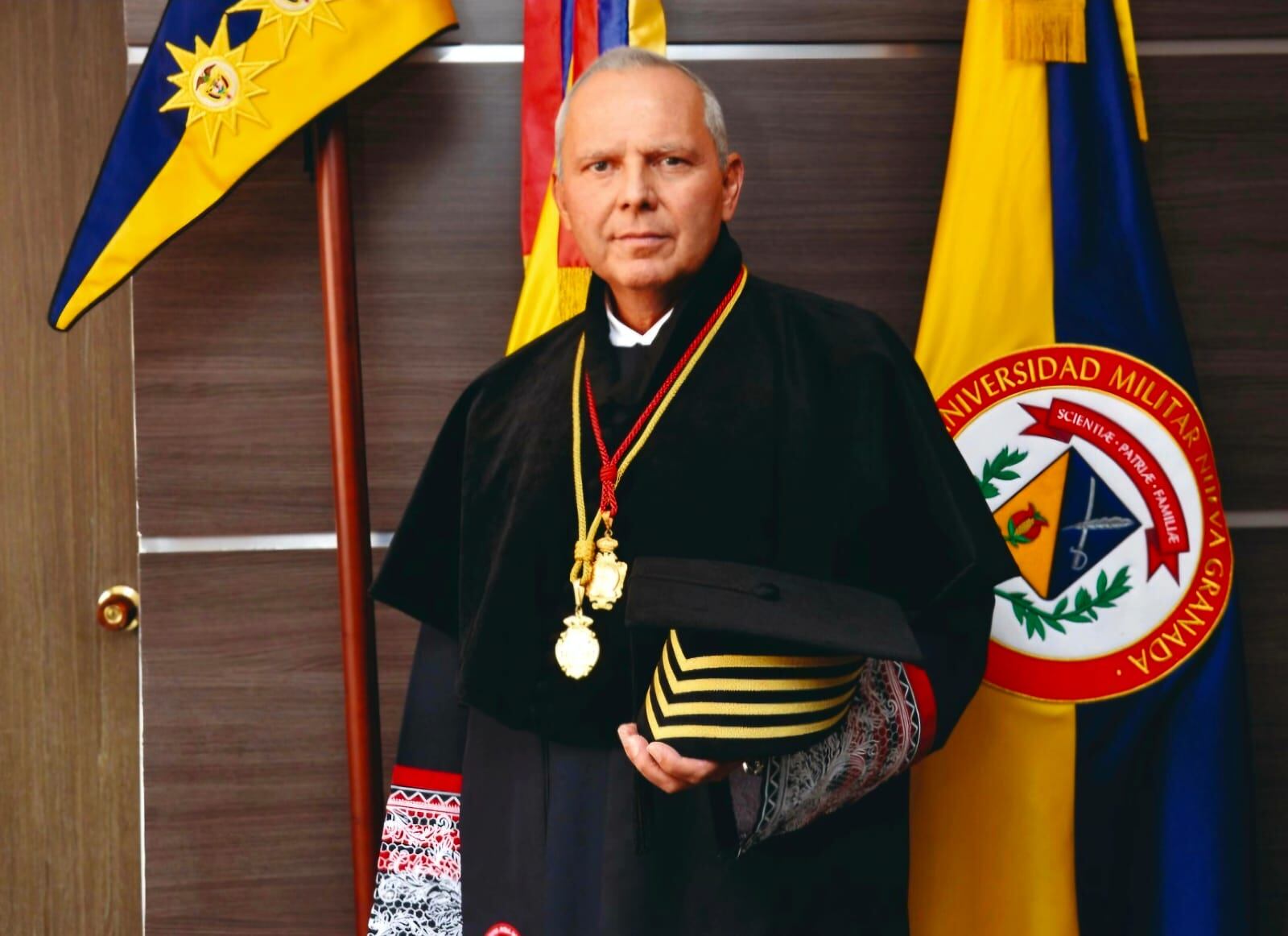 Mayor general (R) Javier Alberto Ayala Amaya, Ph. D., rector de la Universidad Militar Nueva Granada.