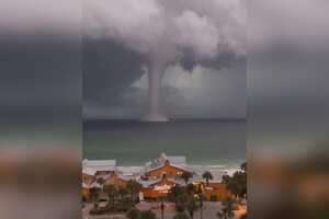 Enorme tromba marina fue grabada en Florida, EE. UU.