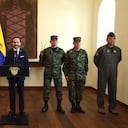Presidente Abelardo De La Espriella presentó a la nueva cúpula militar.