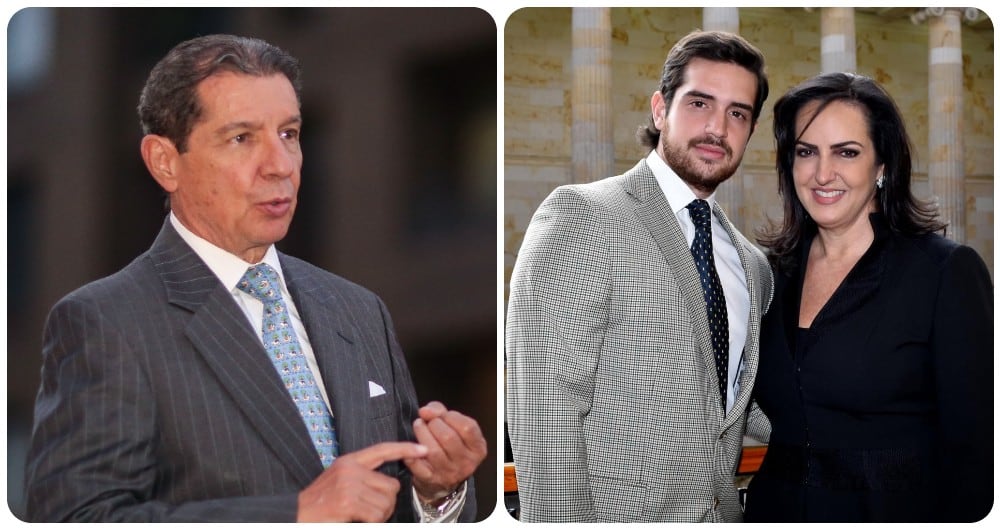 José Félix Lafaurie, Juan José Lafaurie y María Fernanda Cabal.