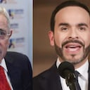 Álvaro Uribe y el presidente Abelardo De La Espriella.