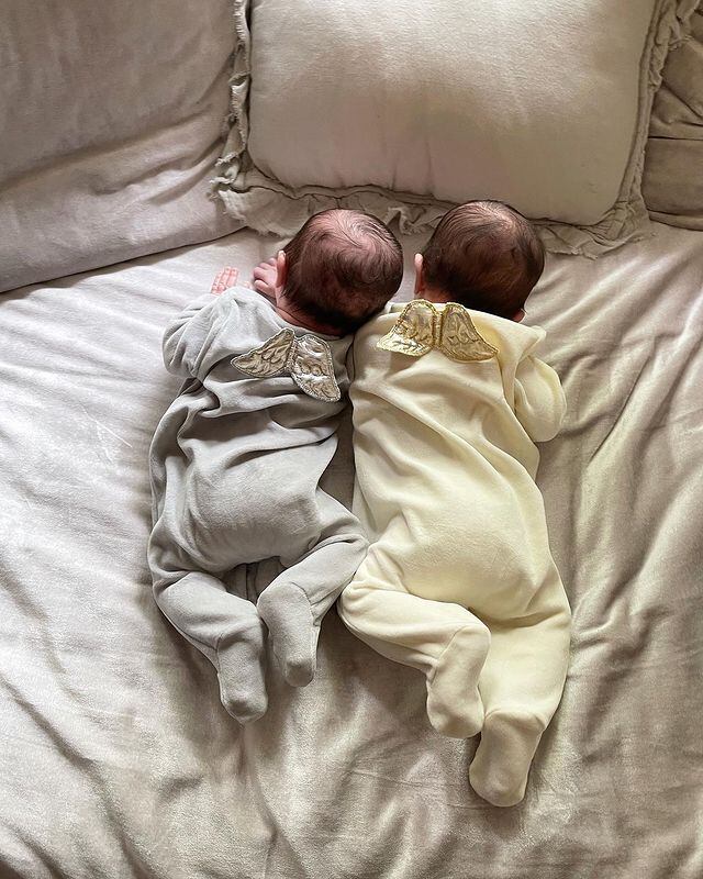 Los gemelos de la exreina ya nacieron