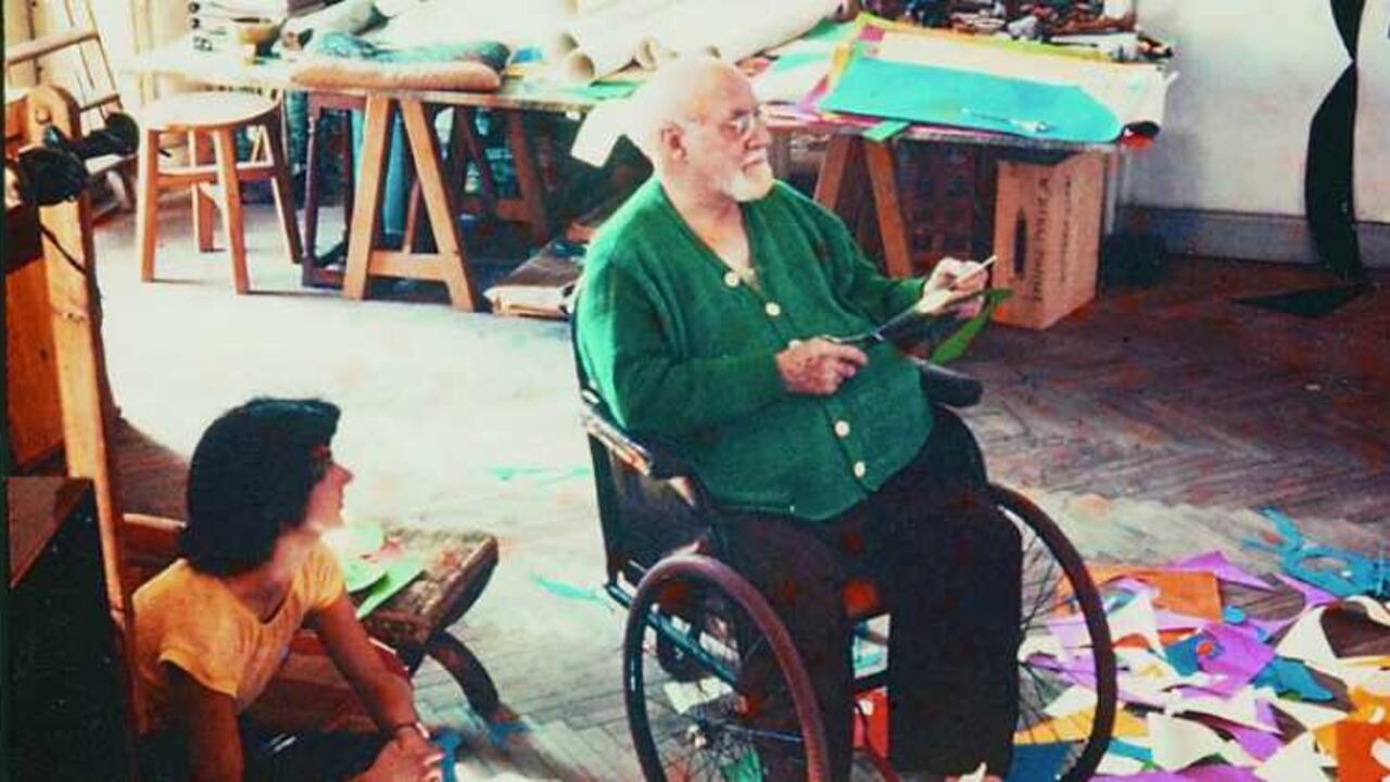 Matisse en su taller.