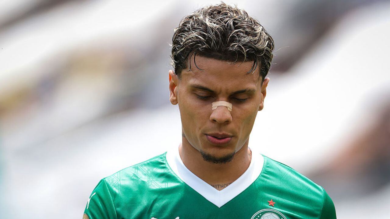 Richard Ríos con Palmeiras de Brasil.