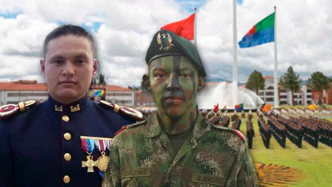 El teniente Héctor Julián Villamil Pérez (izq) y el alférez Yordy Felipe Cárdenas Vélez (der) hacían parte de la especialidad de armas de ingenieros.