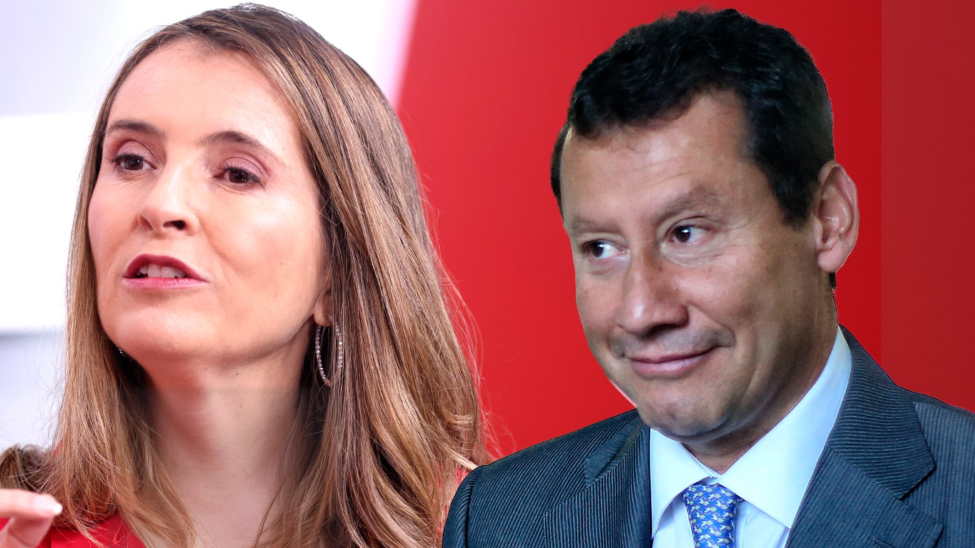 Paloma Valencia y Jaime Lombana