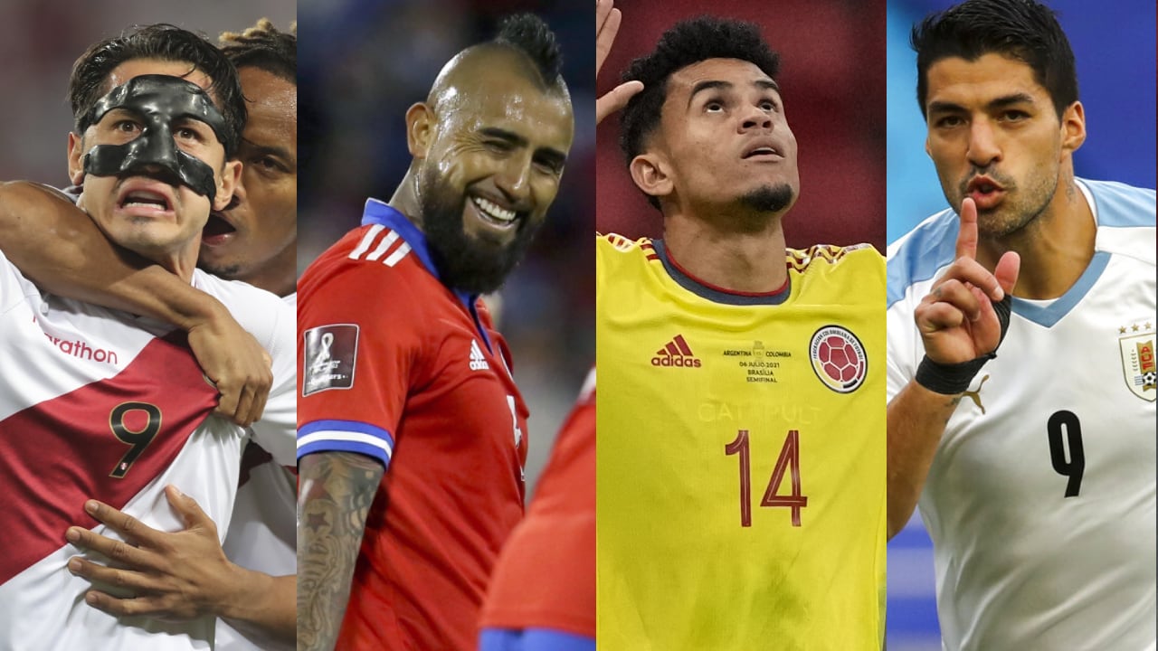 Perú, Chile, Colombia y Uruguay pelean por los últimos dos cupos al Mundial.