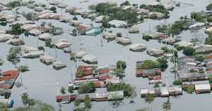 Canal del Dique después de la ola invernal.