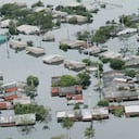 Canal del Dique después de la ola invernal.