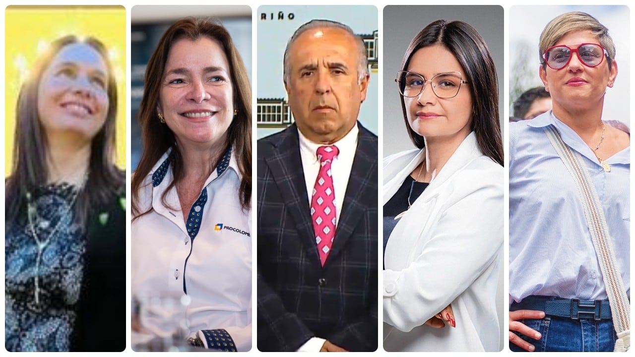 De izquierda a derecha: Carolina Plata, Carmen Caballero, Guillermo Reyes, Angie Rodríguez y Verónica Alcocer.