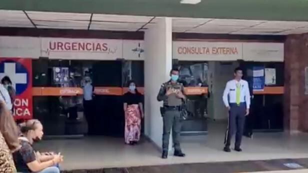 Los padres del menor lo llevaron hasta el puesto de salud