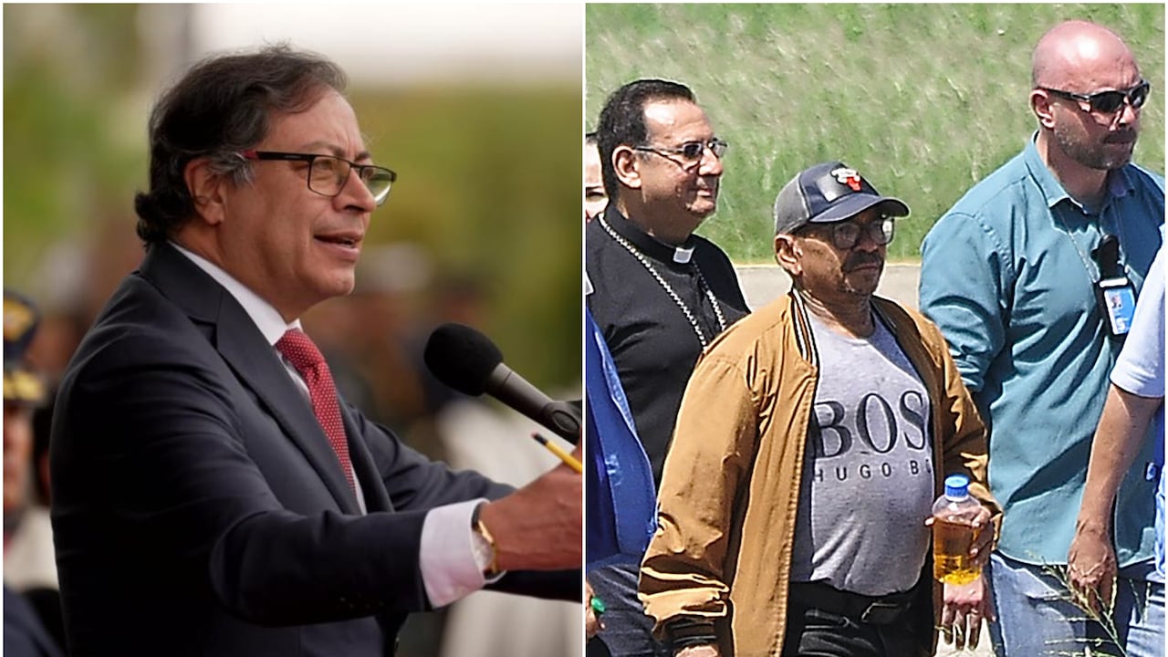 Presidente Gustavo Petro y Luis Manuel Díaz