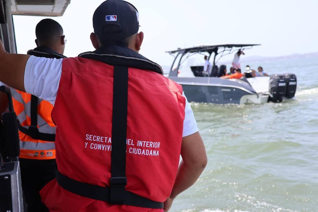 Operativo marítimo en Cartagena
