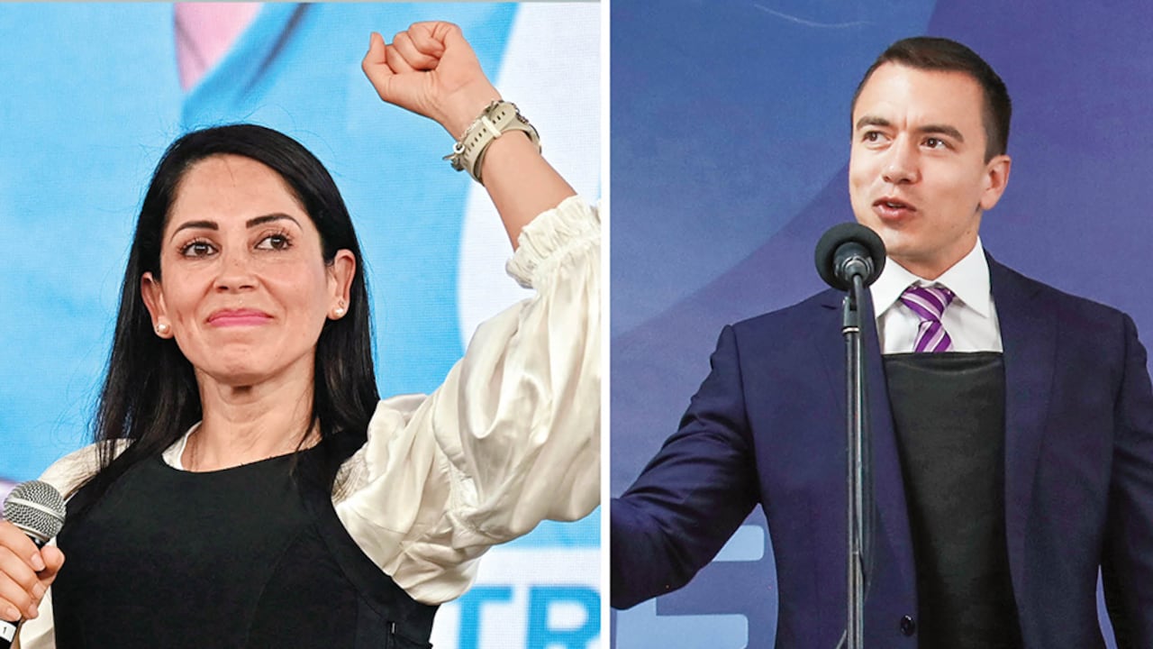 Luisa González es la representante del correísmo tradicional, mientras que Daniel Noboa encarna la centroderecha de Ecuador.