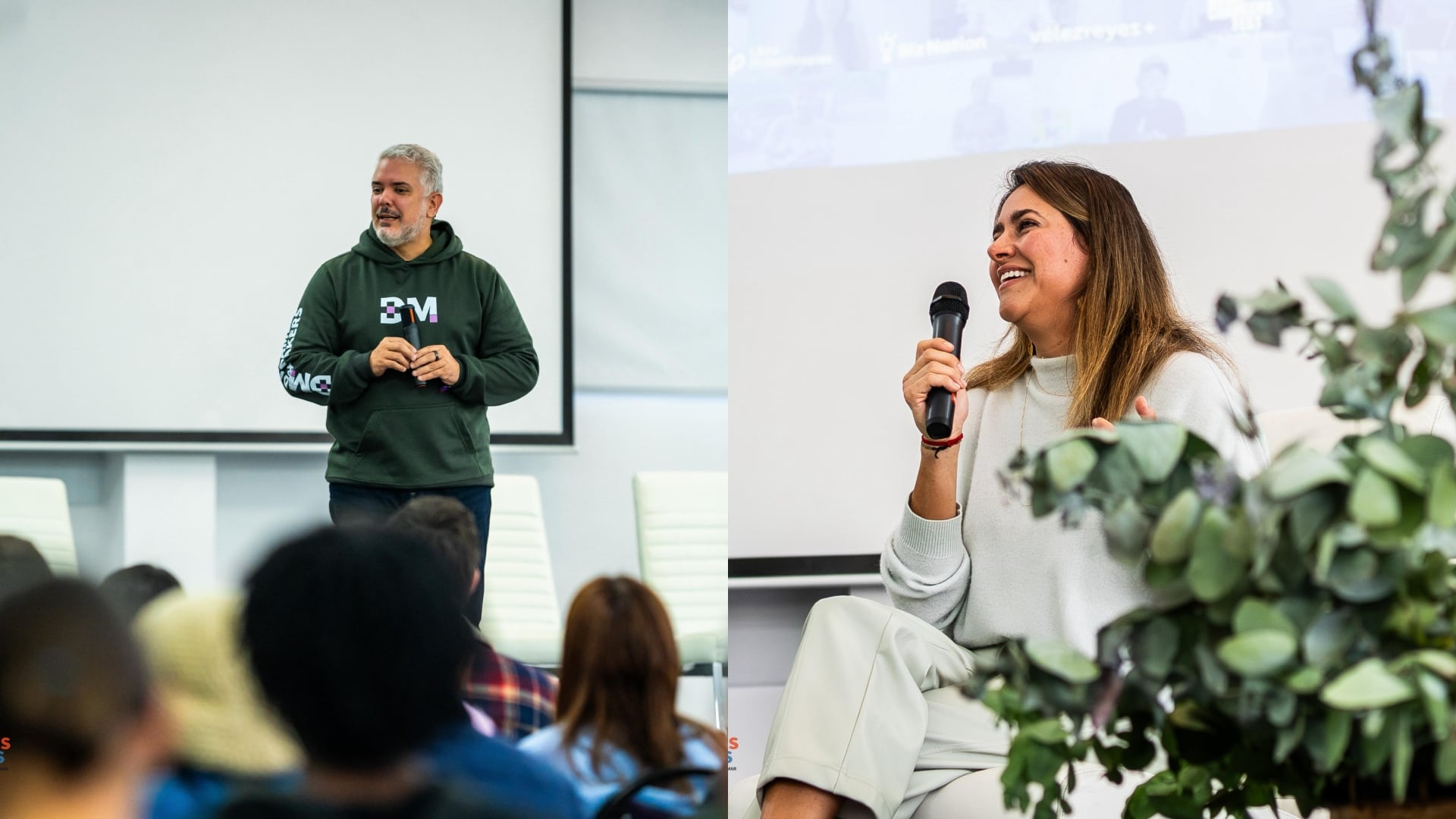 Iván Duque y María Juliana Ruiz