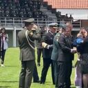 El presidente Gustavo Petro entregó la condecoración orden al mérito a la familia del policía Ricardo Monroy asesinado en Los Pozos