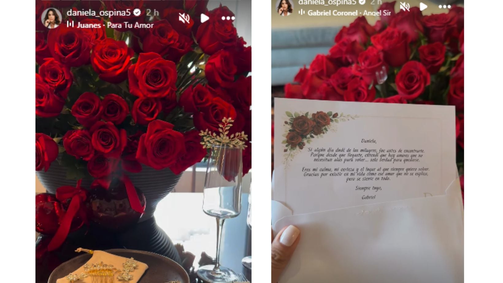 Daniela Ospina y Gabriel Coronel se casaron