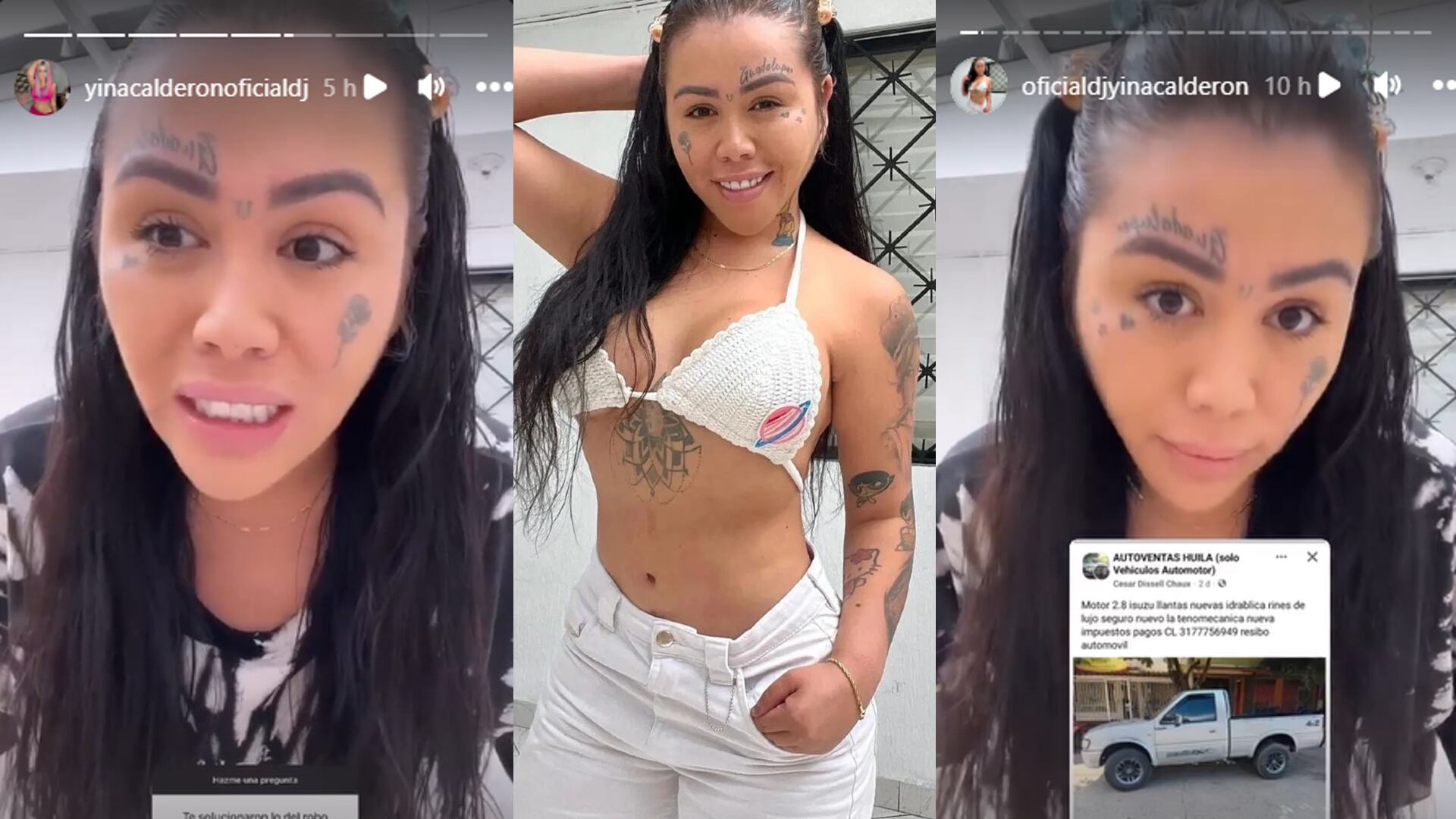 La DJ ya no tiene paciencia con la justicia colombiana. Fotos: Instagram @yinacalderonoficialdj - @oficialdjyinacalderon.