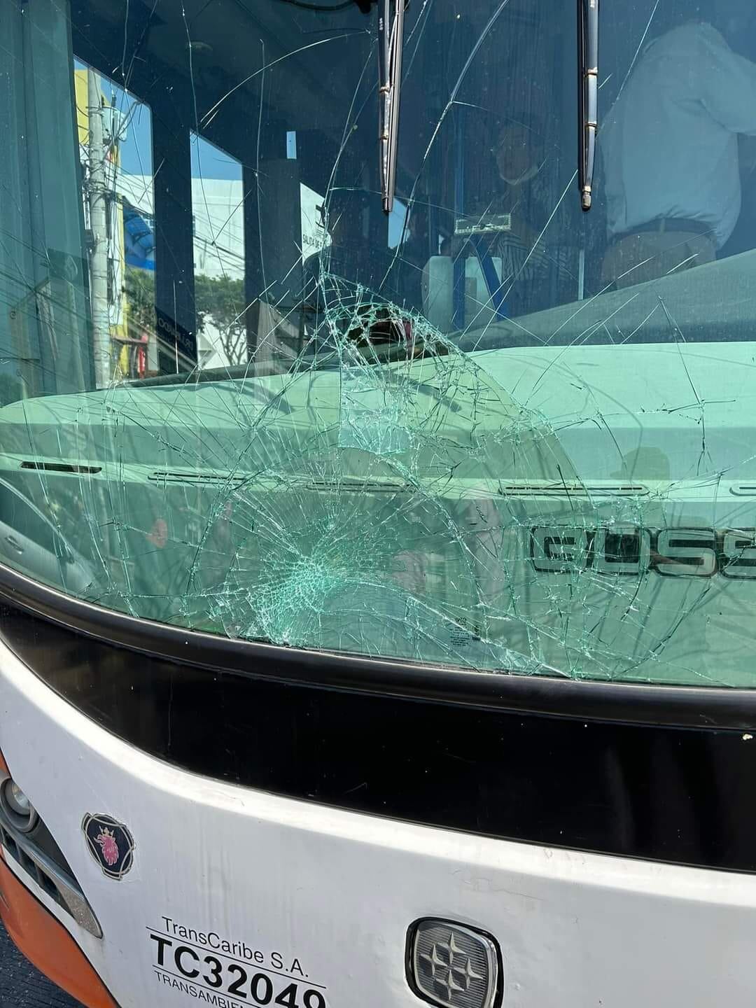 Accidente Transcaribe en Cartagena