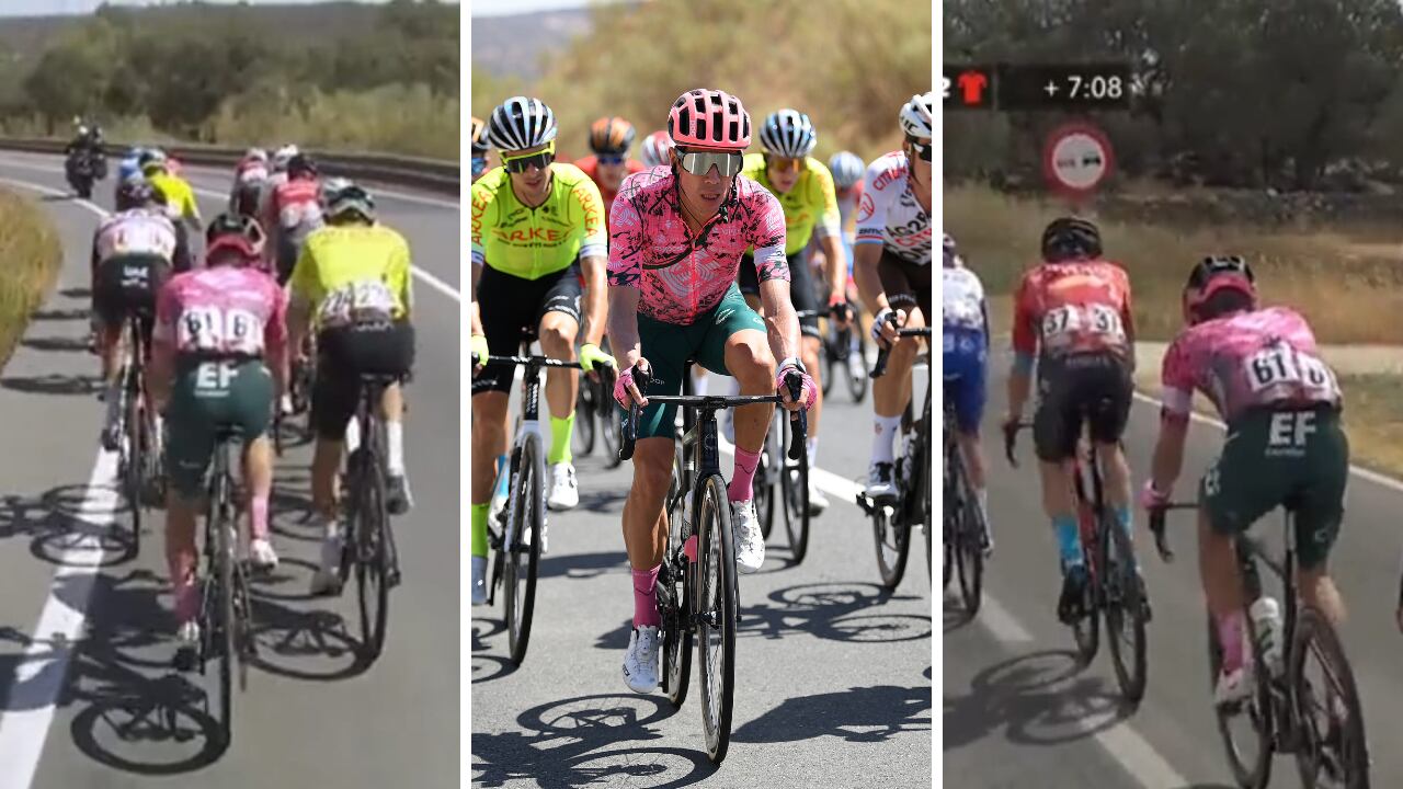 Rigoberto Urán, protagonista de la etapa 17 en la Vuelta a España 2022.