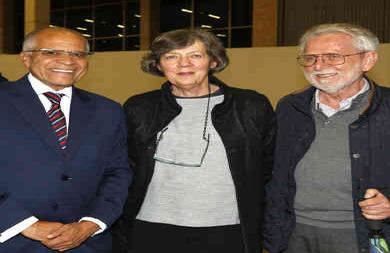 Alfonso Gómez, Guiomar Acevedo y Moisés Melo.