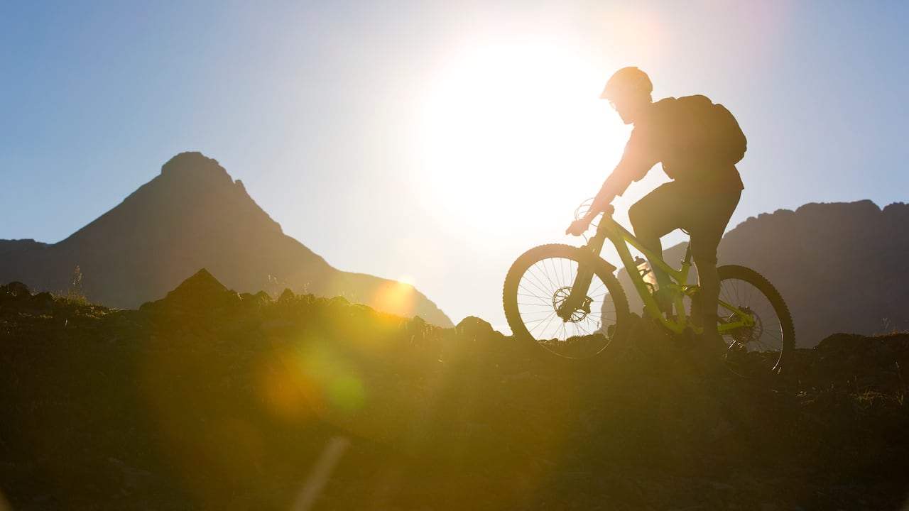 Ciclista de montaña