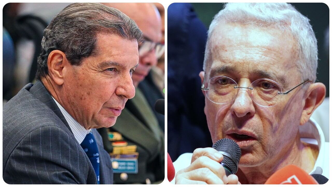 José Félix Lafaurie y Álvaro Uribe.