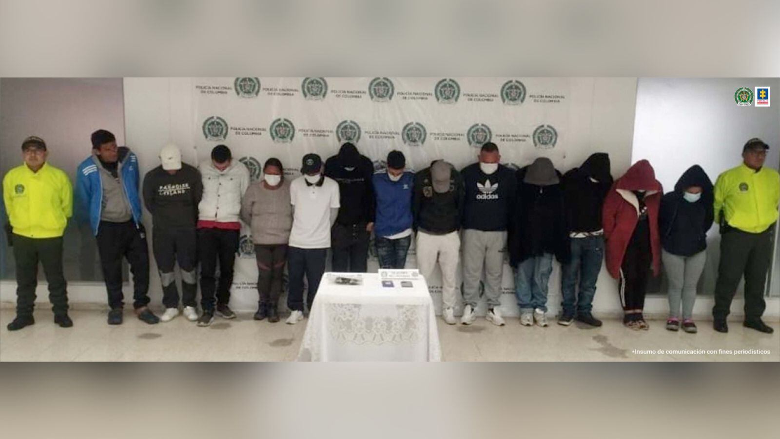 Solo dos presuntas integrantes de Los Android aceptaron su responsabilidad en los delitos.