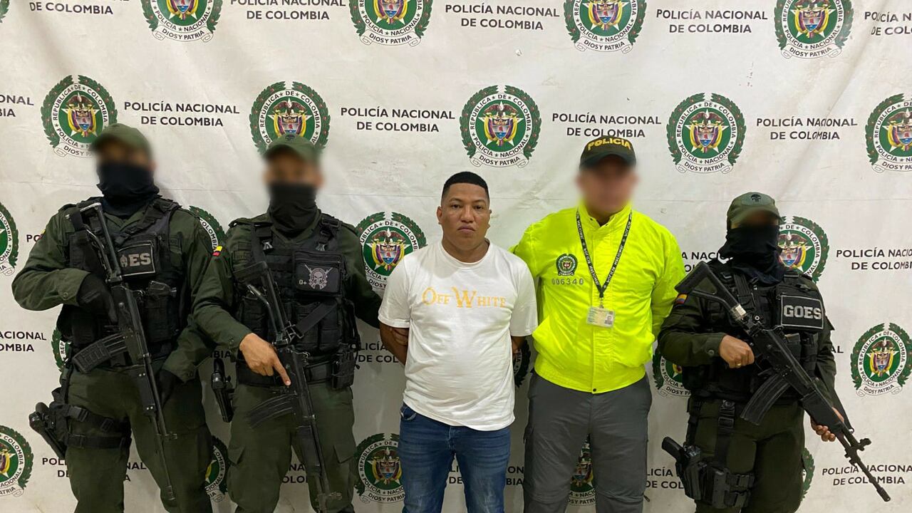 La captura se llevó a cabo en Montería.