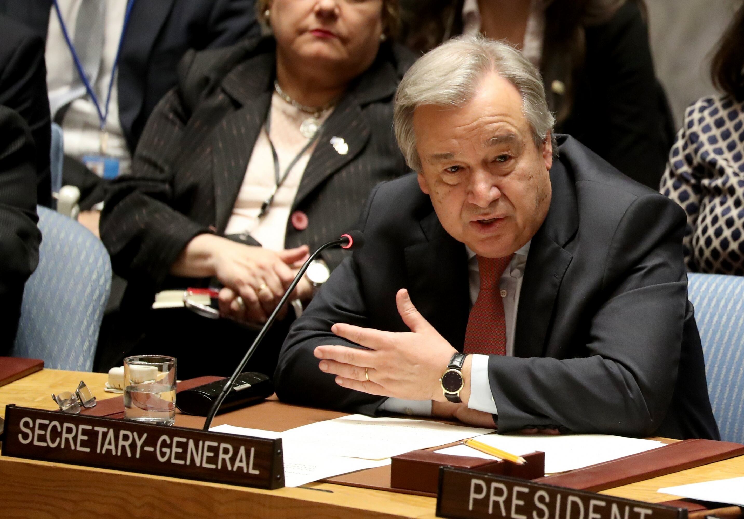 Antonio Guterres, secretario general de la ONU.