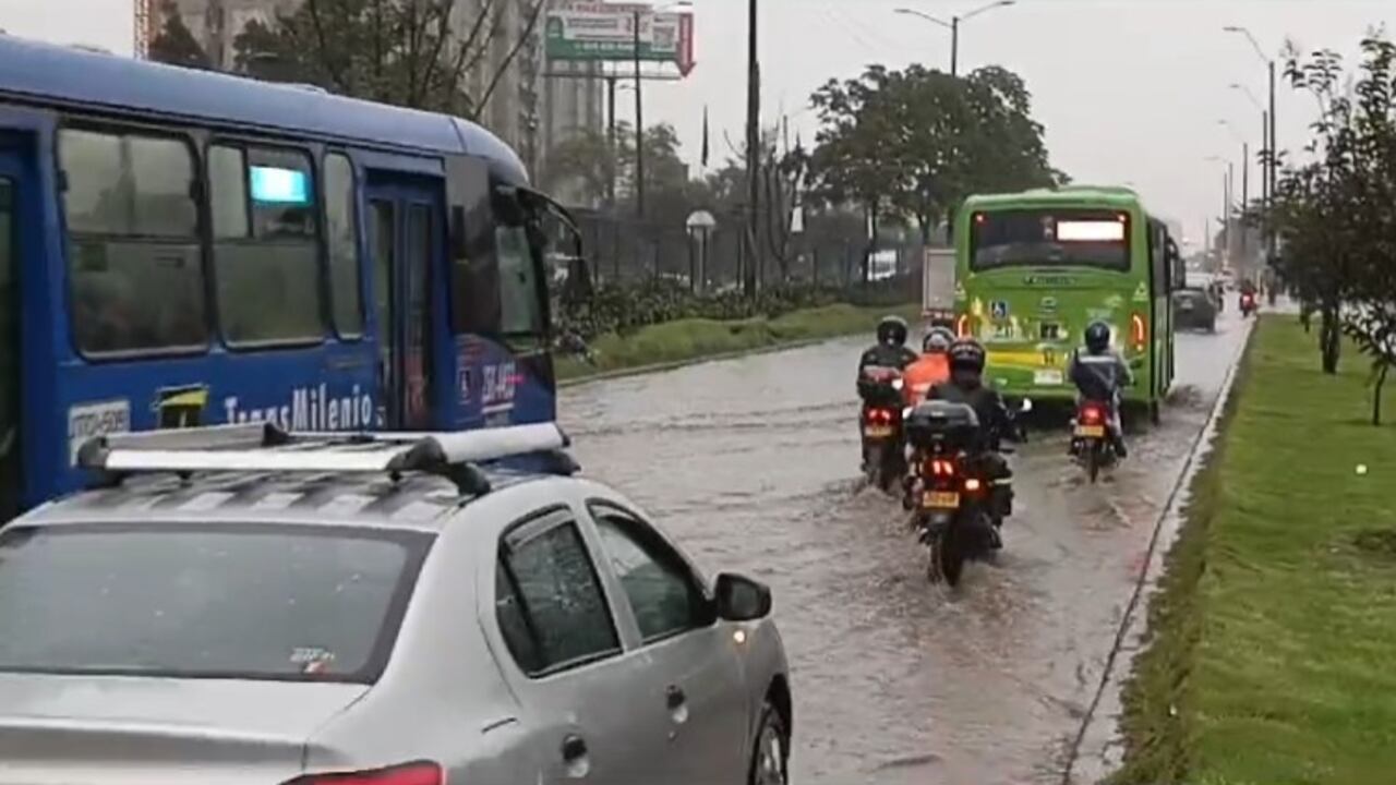 Algunas zonas podrían sufrir inundaciones por las fuertes lluvias.
