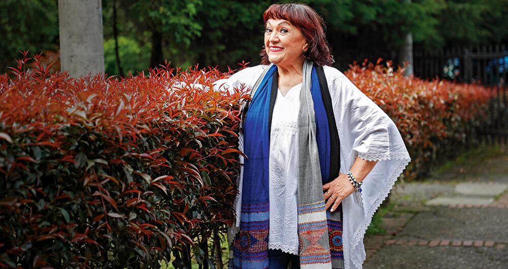 Maru Yamayusa cumple 70 años el 21 de noviembre. “En Google está mal mi fecha, toca decir que corrijan eso”, dice. 