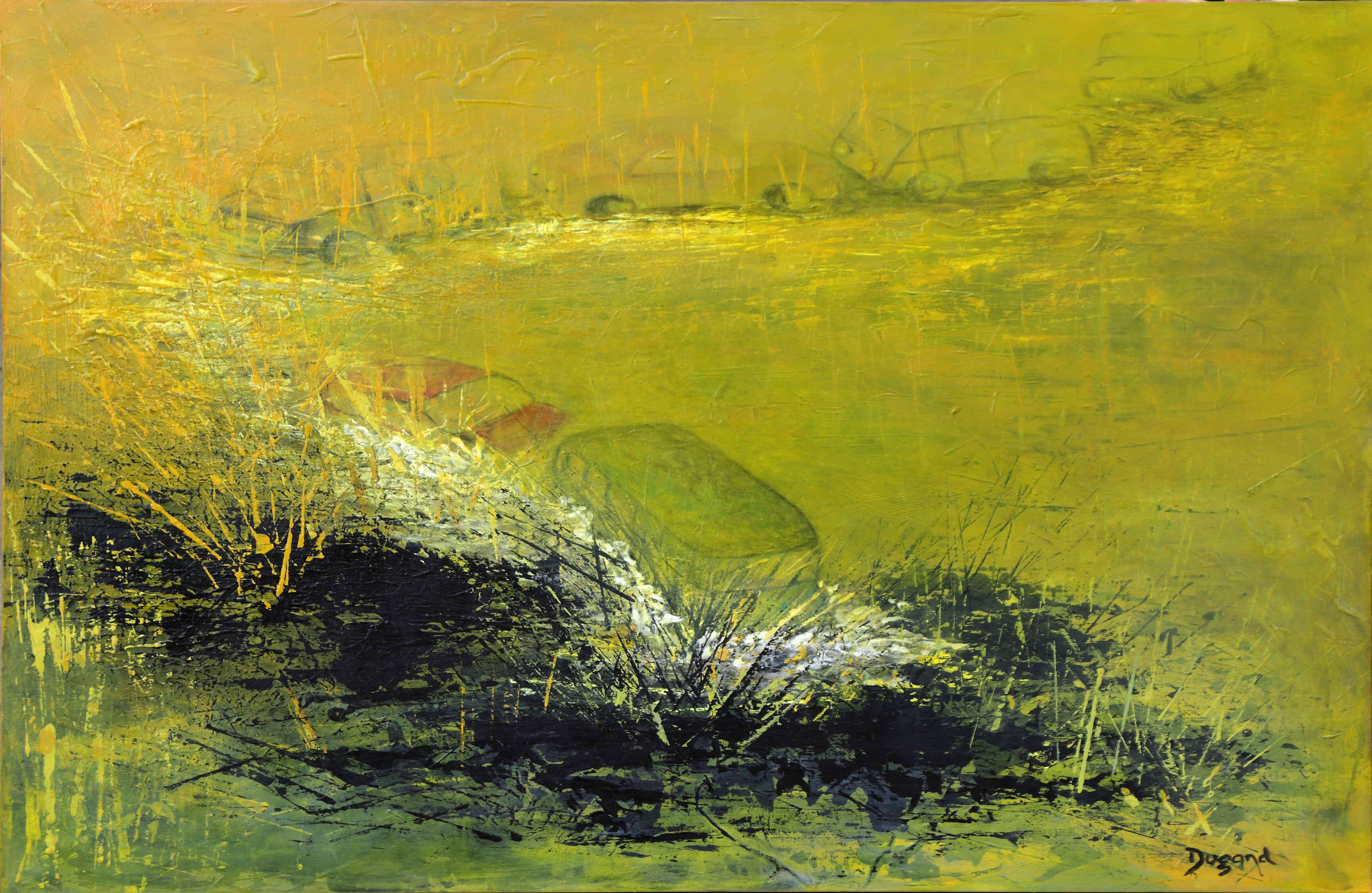 LLEGANDO AL CARNAVAL. Adela Renowitzky. Acrílico.