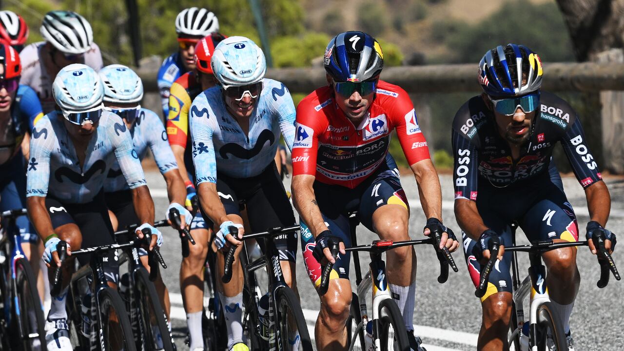 Nairo Quintana y Daniel Felipe Martínez en la Vuelta a España 2024