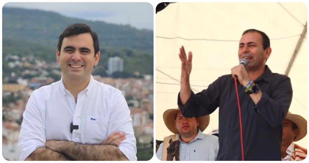 Héctor Mantilla y Juvenal Díaz, son candidatos a la Gobernación de Santander.