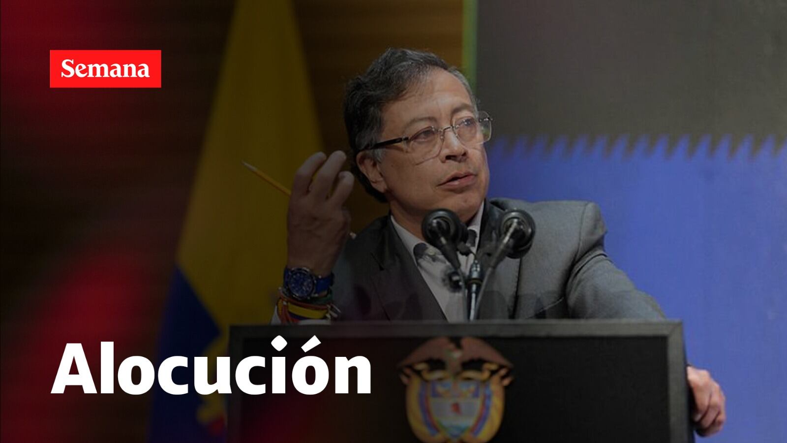 Presidente Gustavo Petro realiza una alocución