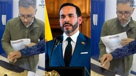 Juan Carlos Abadía, exgobernador del Valle del Cauca condenado por corrupción, y el presidente Abelardo De La Espriella.
