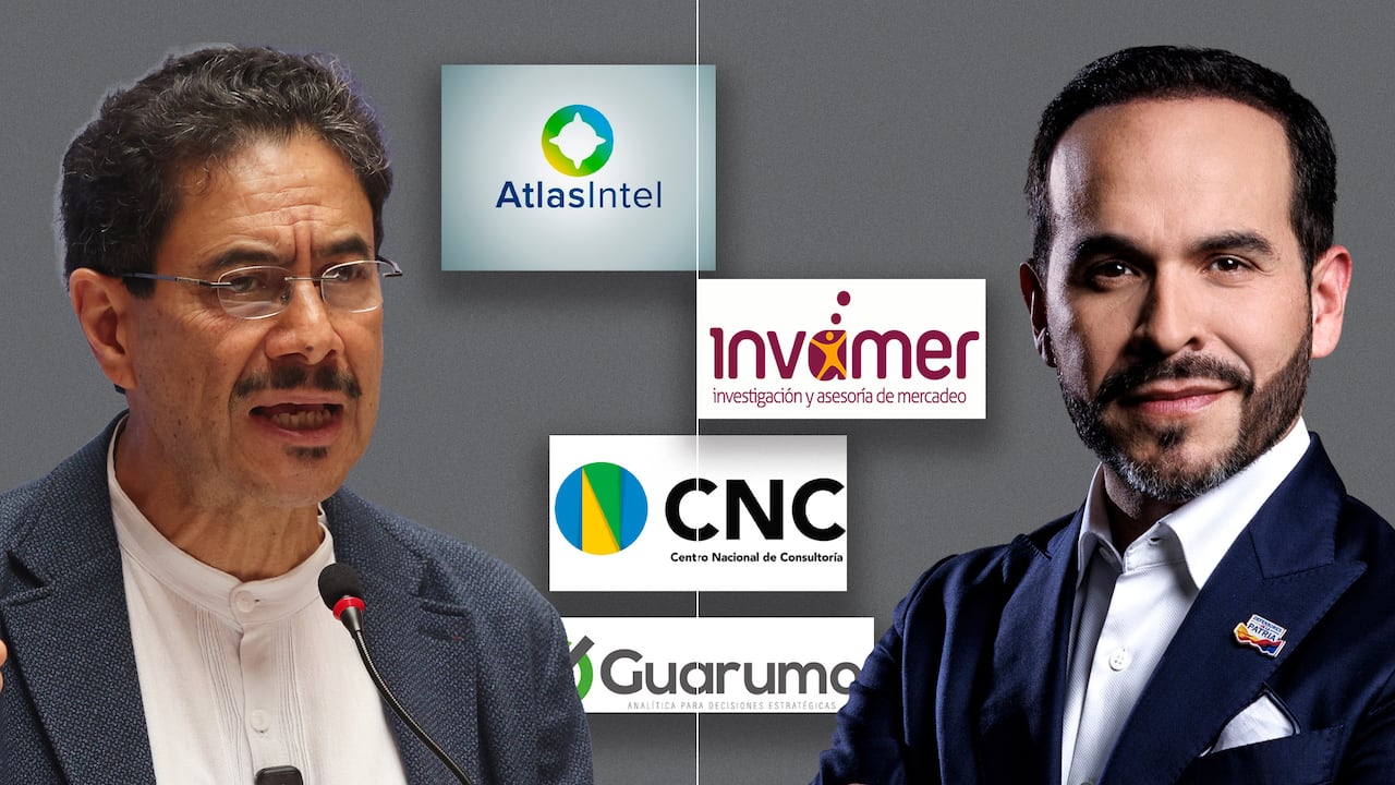 Todas las encuestadoras pronostican una segunda vuelta entre Abelardo de la Espriella e Iván Cepeda.