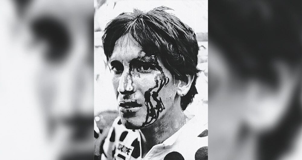 Lucho Herrera, ciclista colombiano.