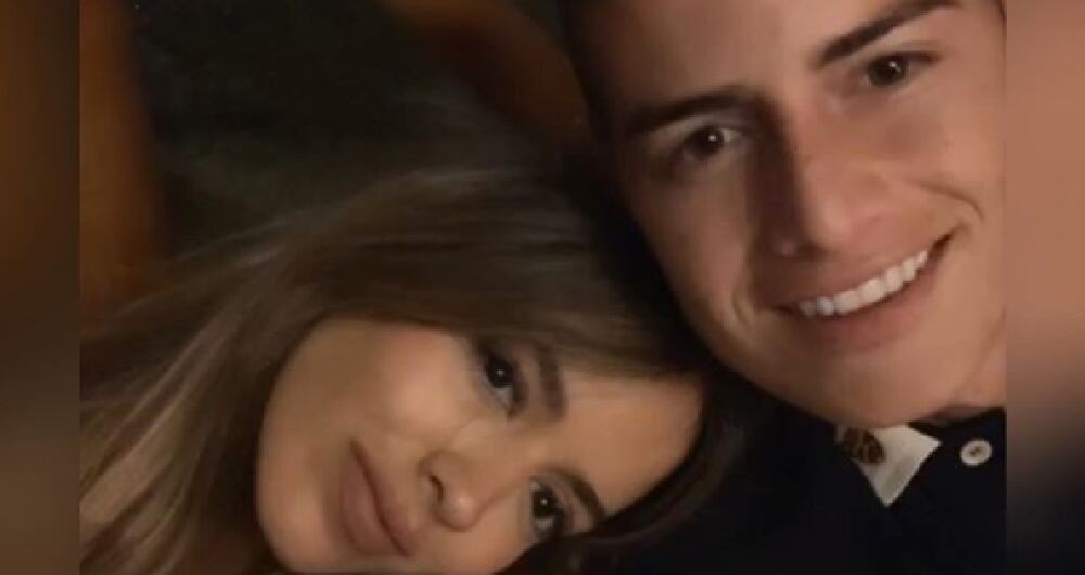 James Rodríguez y Shannon De Lima.