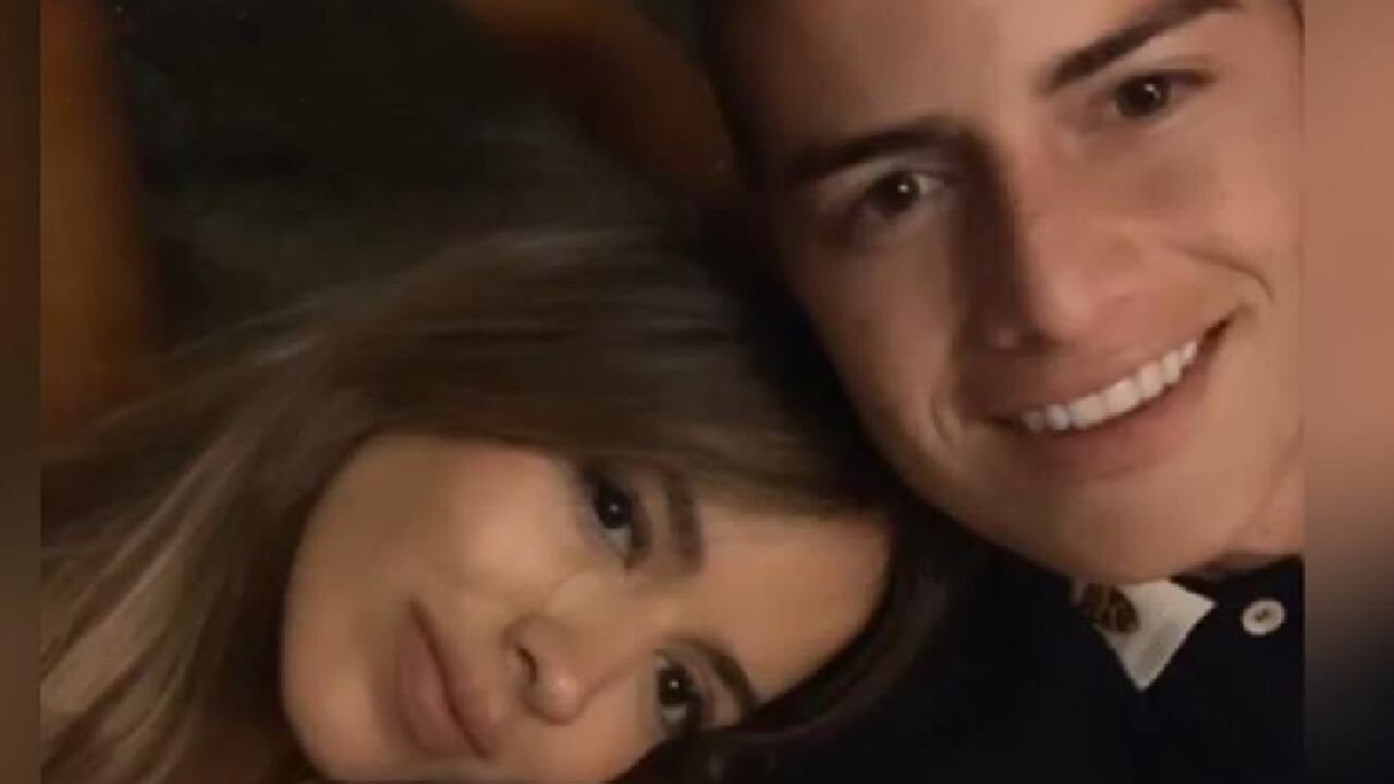 James Rodríguez y Shannon De Lima.